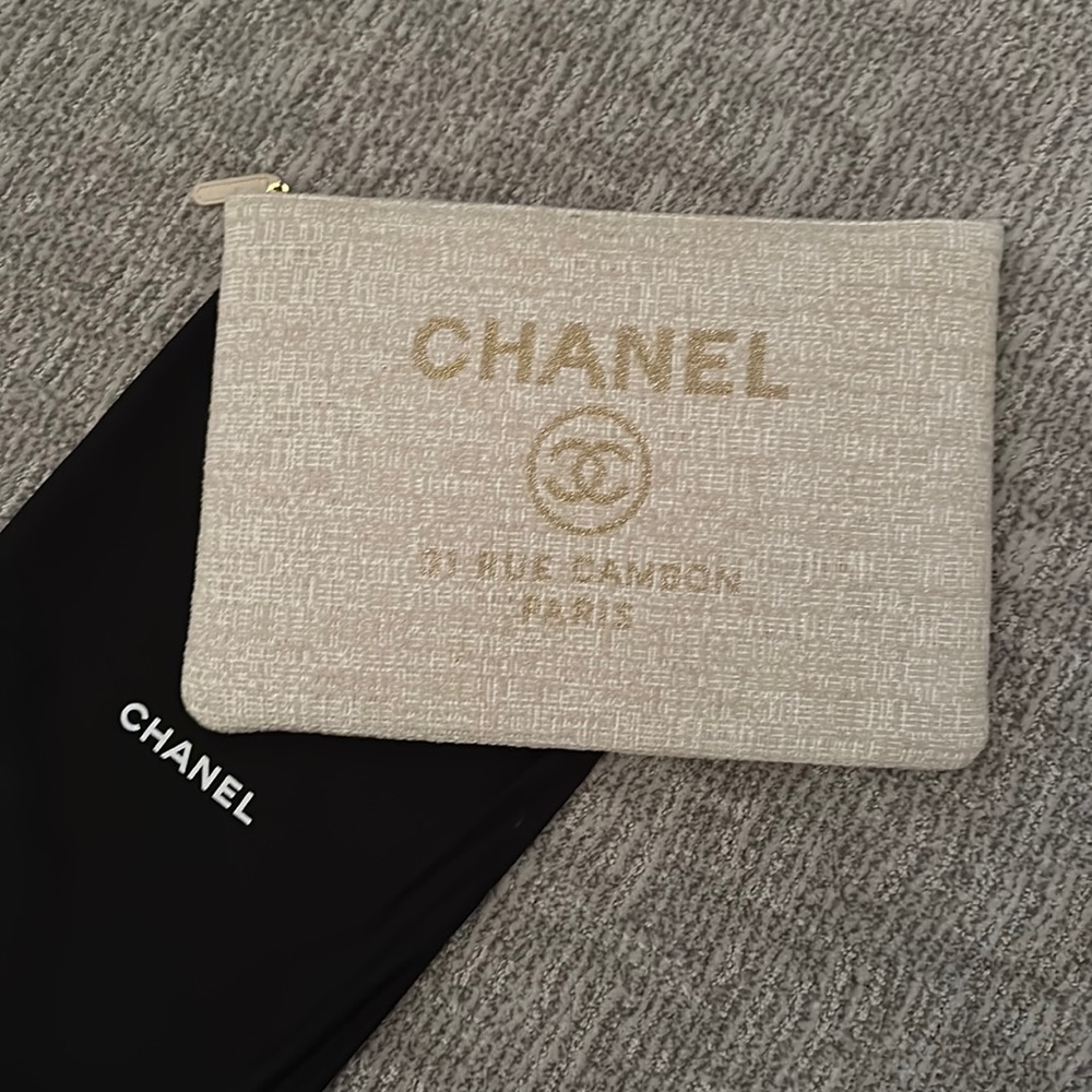Tweed Chanel Deauville Clutch
